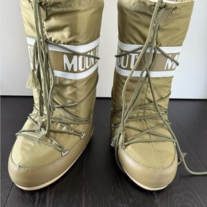 Moon Boot Khaki Snow Boots